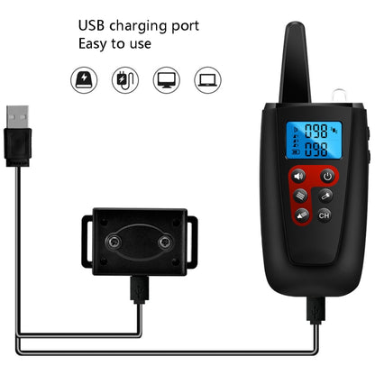 PaiPaitek PD526V-2 1 In 2 100-Speed Sound Vibration Remote Control Training Dog Device Anti-Barking Device Electronic Remote Control Collar by PaiPaitek