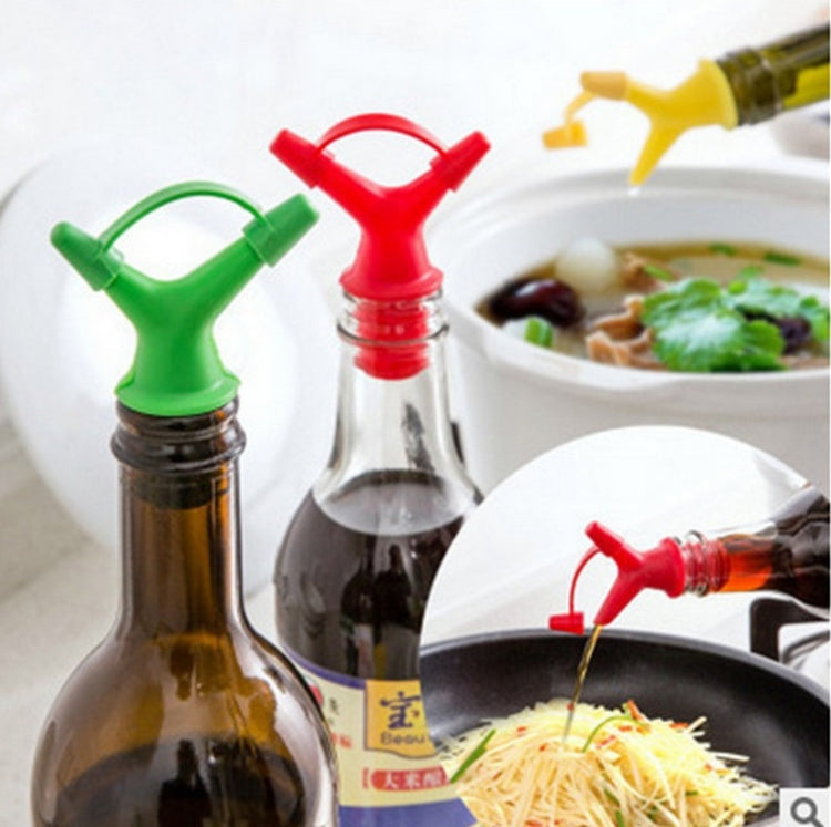 10 PCS Double-Headed Soy Sauce Bottle Mouth Bottle Stopper Wine Bottle Cover Color Random Delivery by bashfashion
