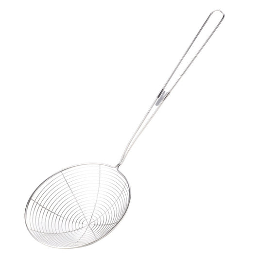 Stainless Steel Colander Noodle Spoon Oil Filter Spoon, Specification: Silver by bashfashion