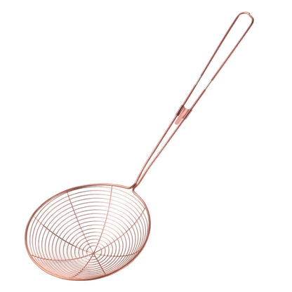 Stainless Steel Colander Noodle Spoon Oil Filter Spoon, Specification: Rose Gold by bashfashion