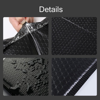 100 PCS Black Co-Extrusion Film Bubble Bag Logistics Packaging Shockproof Express Bag 11x15+4cm by bashfashion