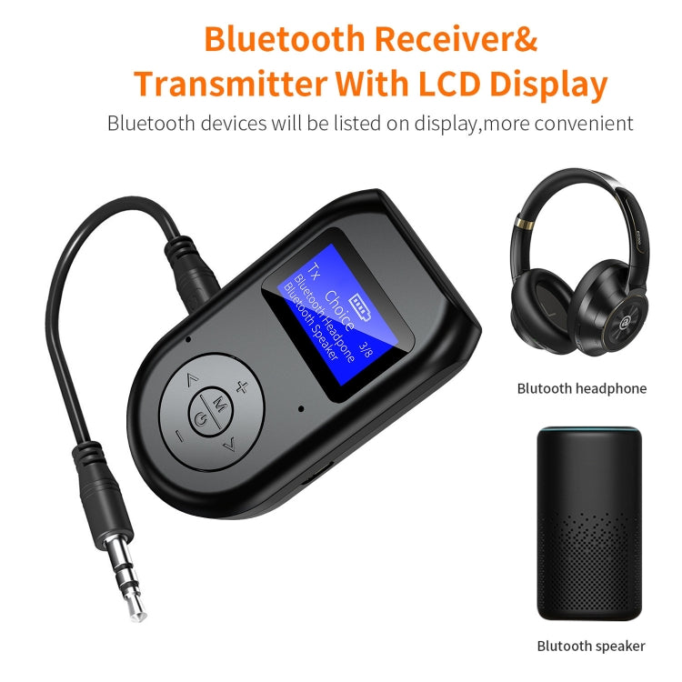 BT-11 Bluetooth 5.0 Audio Launch Reception Call Three-In-One TV Computer Game Music Bluetooth Adapter by bashfashion