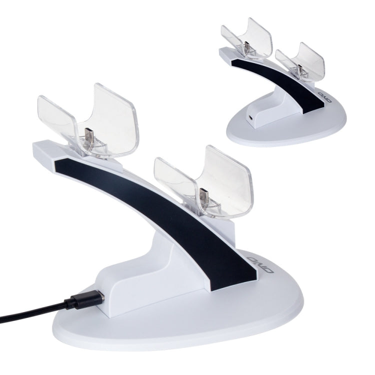 OIVO IV-P5234 Gamepad Aircraft Two-Seater Charger For PS5(White) by OIVO