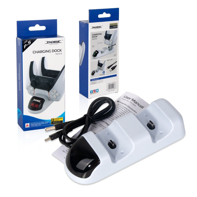 DOBE TP5-0506 Wireless Handle Dual-Seat Charging With LED Charging Indicator For PS5 by DOBE