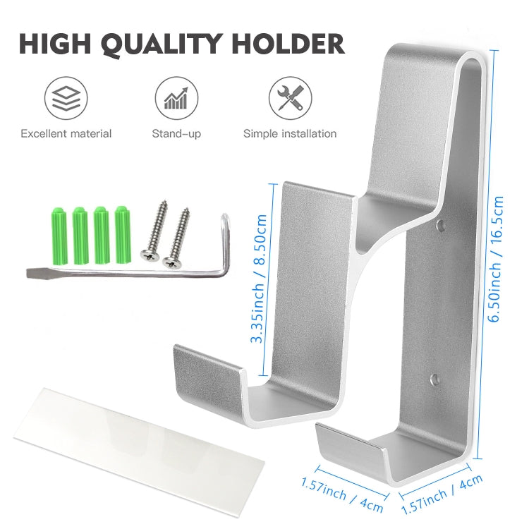 Gamepad & Headphone Three-In-One Wall Mounted Hanger For PS5 / PS4 by bashfashion