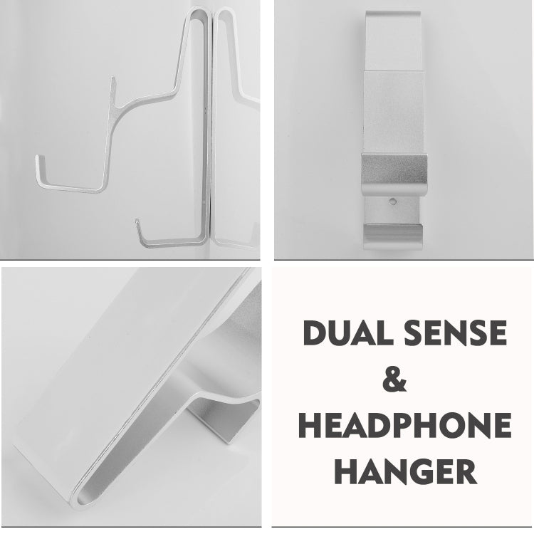 Gamepad & Headphone Three-In-One Wall Mounted Hanger For PS5 / PS4 by bashfashion