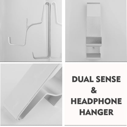 Gamepad & Headphone Three-In-One Wall Mounted Hanger For PS5 / PS4 by bashfashion