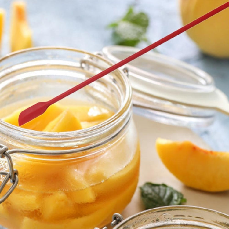 4 in 1 Silicone Mini-Pointed Scraper Lengthening Cosmetic Bottle Scraper Jam Spatula Set(Red) by bashfashion