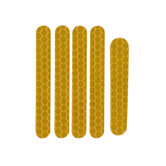 Scooter Stickers Reflective Cursor Scooter Mudguard Reflective Sticker For Ninebot ES1 (Yellow) by bashfashion