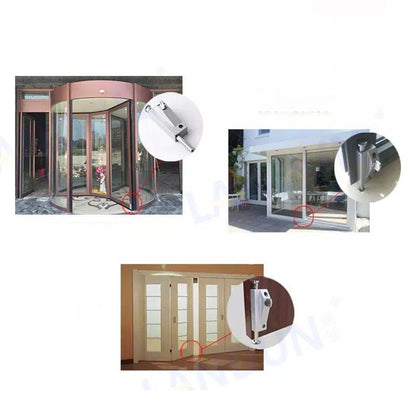 KDS-A013 Zinc Alloy Rotary Door Latch Lock Surface Mounted Spring Rotary Latch Lock, Specification: Sandy Silver by bashfashion