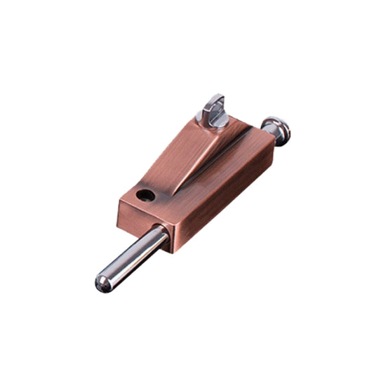 KDS-A013 Zinc Alloy Rotary Door Latch Lock Surface Mounted Spring Rotary Latch Lock, Specification: Red Ancient by bashfashion