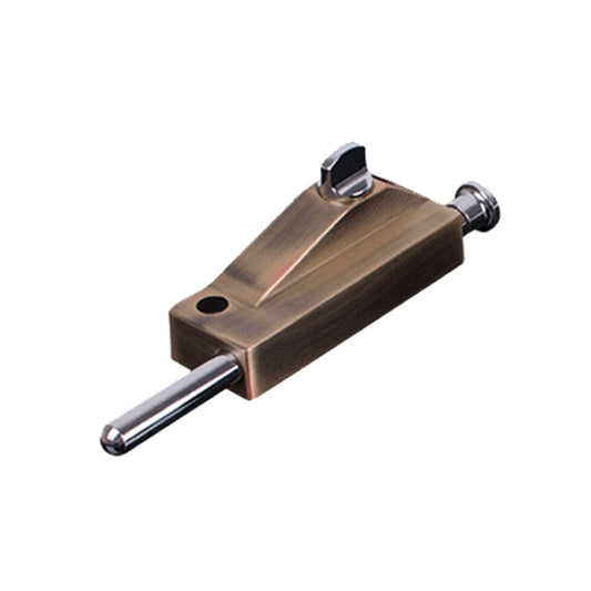 KDS-A013 Zinc Alloy Rotary Door Latch Lock Surface Mounted Spring Rotary Latch Lock, Specification: Green Ancient by bashfashion