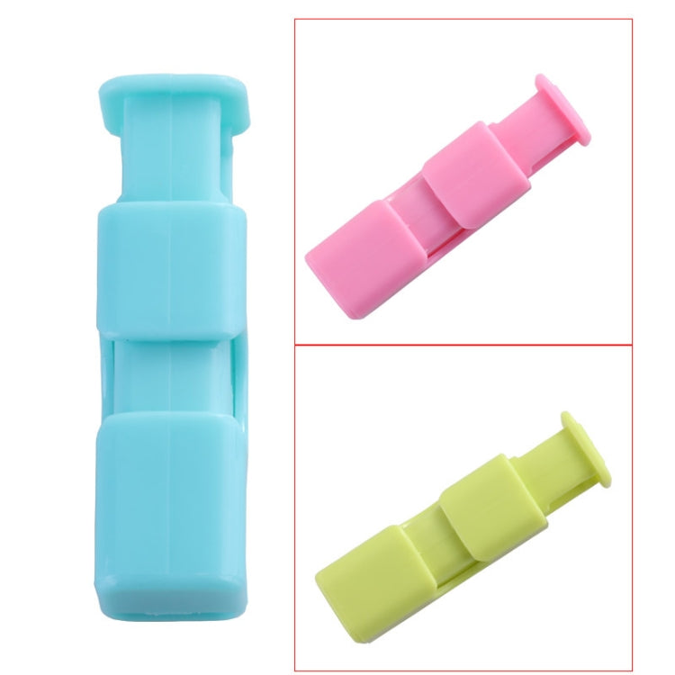 10 PCS Locking Square Clip Fruit And Vegetable Fresh-Keeping Bag Sealing Clip Convenient Press Spring Sealing Clip,Random Color Delivery by bashfashion