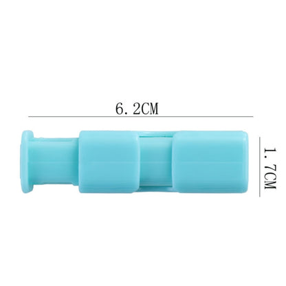 10 PCS Locking Square Clip Fruit And Vegetable Fresh-Keeping Bag Sealing Clip Convenient Press Spring Sealing Clip,Random Color Delivery by bashfashion