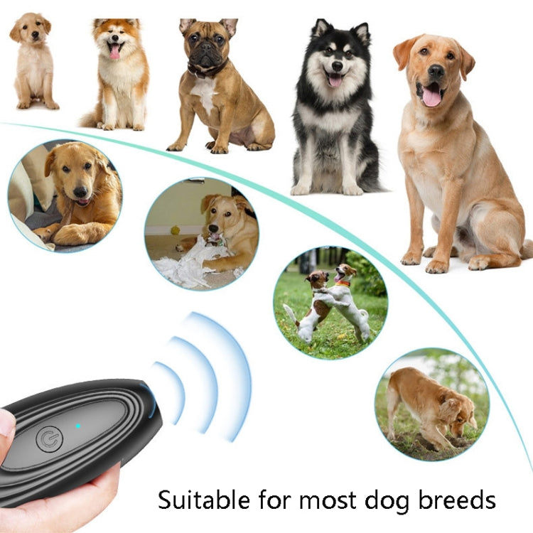 740R Ultrasonic Dried Dog Handheld Scared Dog Anti-Dog Bite Trainer(Black) by bashfashion