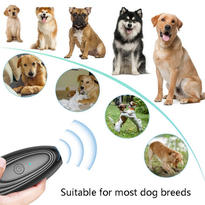 740R Ultrasonic Dried Dog Handheld Scared Dog Anti-Dog Bite Trainer(Black) by bashfashion