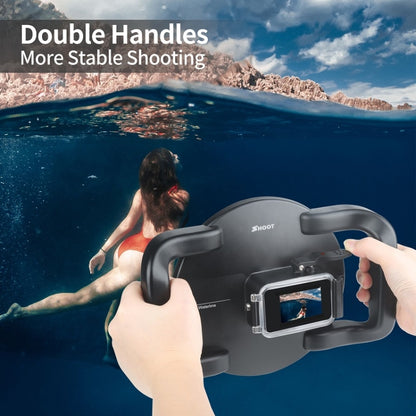 SHOOT XTGP559 Dome Port Underwater Diving Camera Lens Transparent Cover Housing Case For GoPro HERO10 Black / HERO9 Black by SHOOT