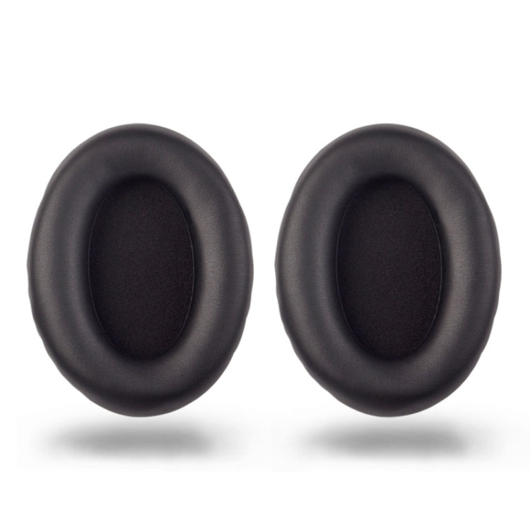 2 PCS Headset Comfortable Sponge Cover For Sony WH-1000xm2/xm3/xm4, Colour: (1000X / 1000XM2)Black Lambskin by bashfashion