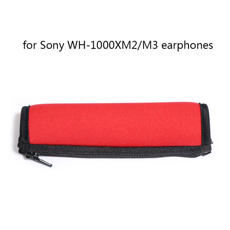 2 PCS Headset Comfortable Sponge Cover For Sony WH-1000xm2/xm3/xm4, Colour: (1000X / 1000XM2)Black Lambskin by bashfashion