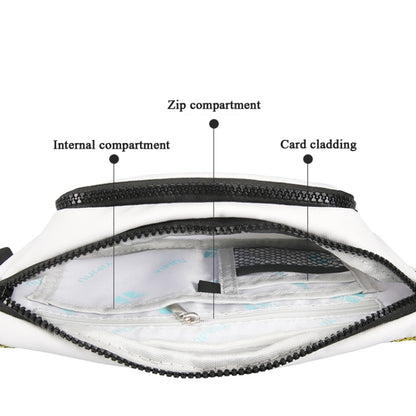 YIPINU YPU-DS Fashion Chest Bag Messenger Bag Waist Bag Waterproof Sports Mobile Phone Bag with External USB Port(Black) by YIPINU