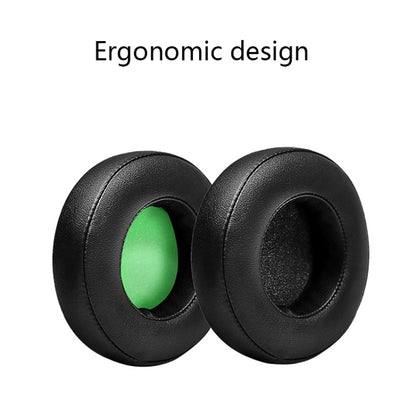 2 PCS Headset Sponge Case For Razer BlackShark V2/V2X/V2SE, Colour: Ellipse(Black Net Green Bottom) by bashfashion