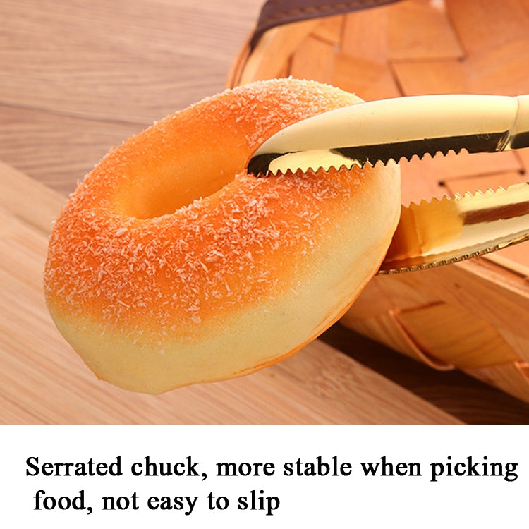 304 Stainless Steel Food Clip,Style: Ice Clip (Gold) by bashfashion