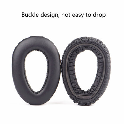 2 PCS Headphones Sponge Cover Headphone Accessories For Sennheiser PXC550/MB660(Black) by bashfashion
