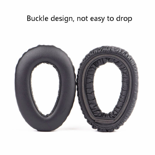 2 PCS Headphones Sponge Cover Headphone Accessories For Sennheiser PXC550/MB660(Black) by bashfashion