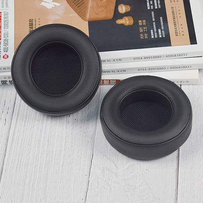 2 PCS Headset Sponge Cover Earmuffs For Virtuoso RGB Wireless SE(Black Protein Skin) by bashfashion