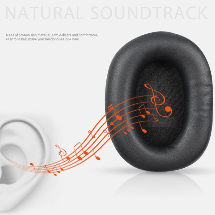 For Logitech GPROX 1pair Headphone Sponge Protective Case(Black Protein Skin) by bashfashion