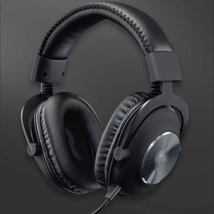 For Logitech GPROX 1pair Headphone Sponge Protective Case(Black Protein Skin) by bashfashion