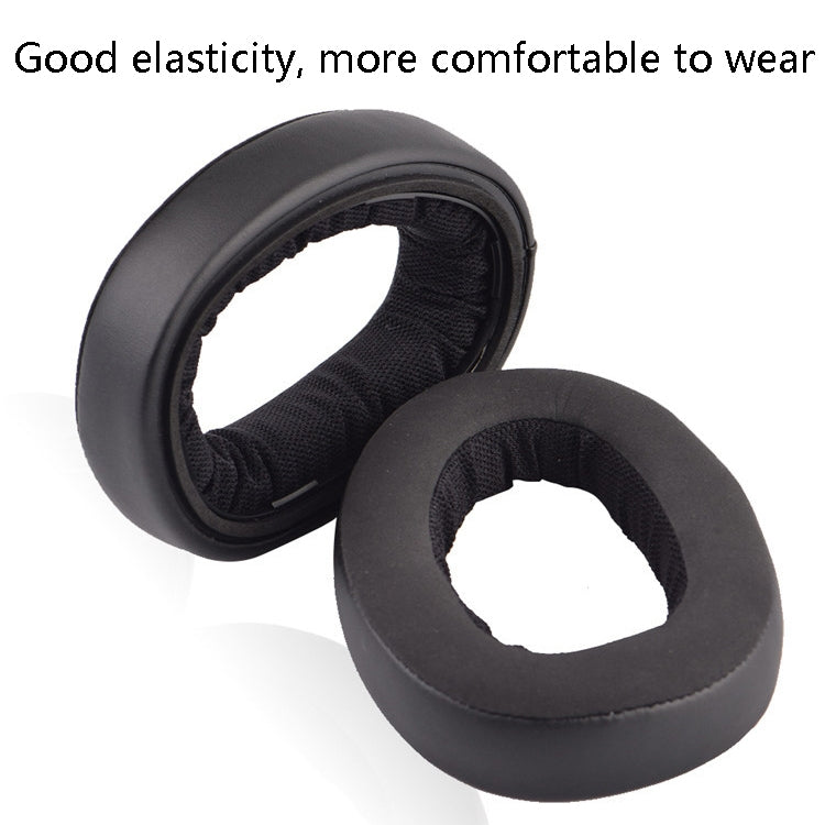 2 PCS Headset Sponge Cover Earmuffs For Sennheiser GSP600 / GSP670 / GSP500 / GSP550 / GSA60(Black) by bashfashion