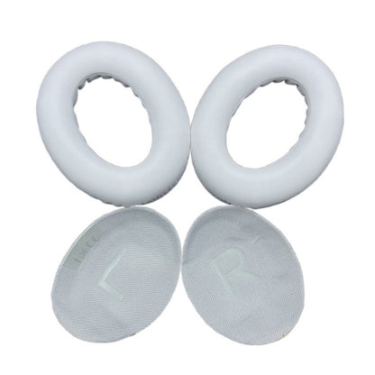 2 PCS Headest Sponge Cover Earmuffs with Cushion For BOSE NC700(White) by bashfashion