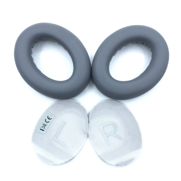 2 PCS Headest Sponge Cover Earmuffs with Cushion For BOSE NC700(Dark Grey) by bashfashion