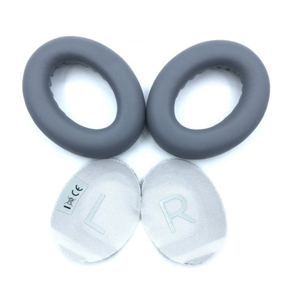 2 PCS Headest Sponge Cover Earmuffs with Cushion For BOSE NC700(Dark Grey) by bashfashion