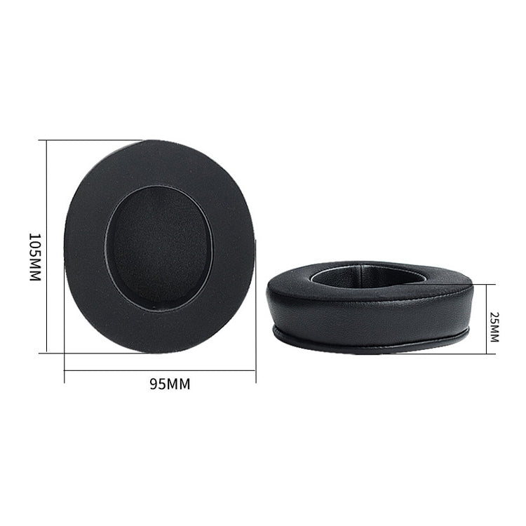 2 PCS Ice Feeling Gel Earmuffs Sponge Sleeve Earmuffs Are Suitable for Razer Meng Cat Pink Crystal Edition Beihai Giant Monster V2 RGB Symphony Headphones(Gray) by bashfashion