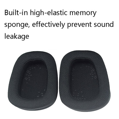 2 PCS D0005 Headphone Sponge Cover Headphone Earmuffs Head For Logitech G633 / G933 / G933S, Colour: Net Cloth by bashfashion