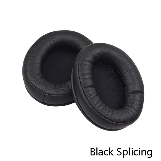 2 PCS Headset Sponge Cover Ear Pad Leather Case For Kingston Cloud Silver II, Colour: Black Splicing by bashfashion