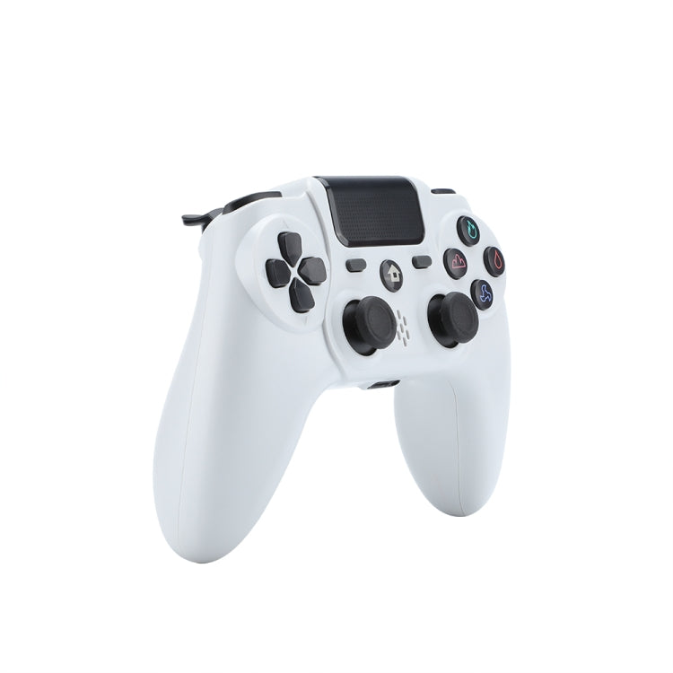 ZR486 Wireless Game Controller For PS4, Product color: White by bashfashion
