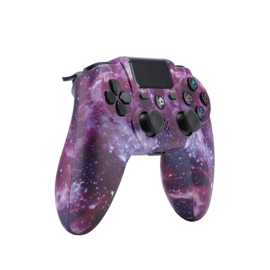 ZR486 Wireless Game Controller For PS4, Product color: Purple Starry Sky by bashfashion