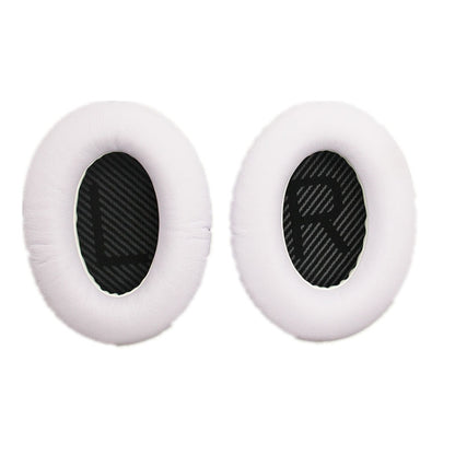 2 PCS Headset Sponge Cover For BOSE QC15 / QC3 / QC2 / QC25 / AE2 / AE2i(White + Black LR) by bashfashion