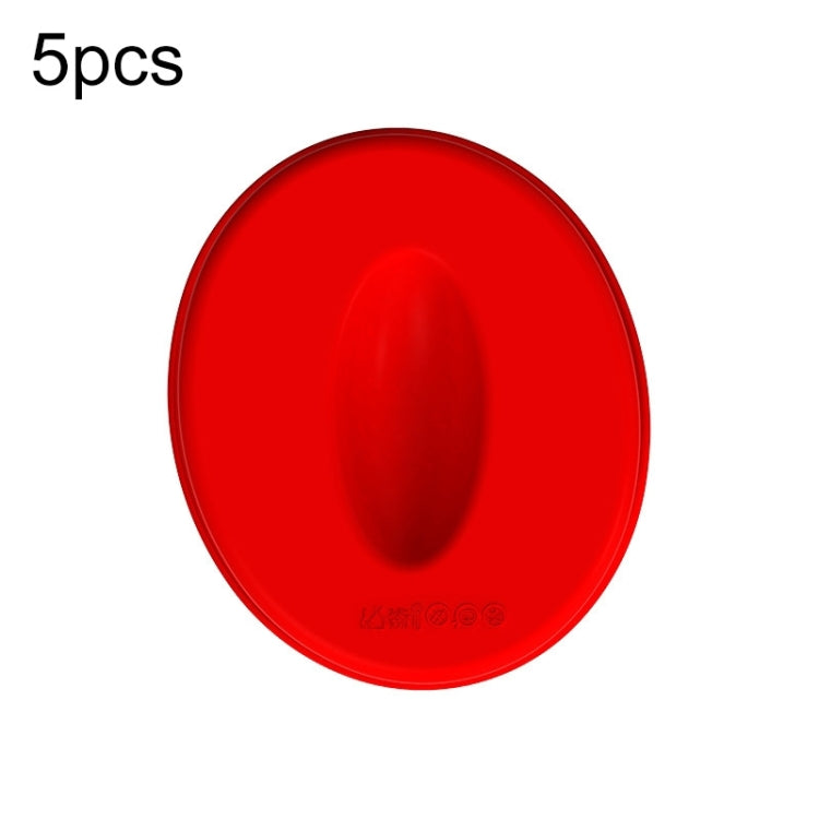 5 PCS Food Grade Silicone Cake Mould Digital Chocolate Biscuit Baking Mould, Specification: Number 0 by bashfashion