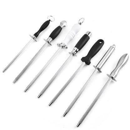 Style 3 Grinding Rod Stainless Steel Kitchen Sharpening Tool by bashfashion