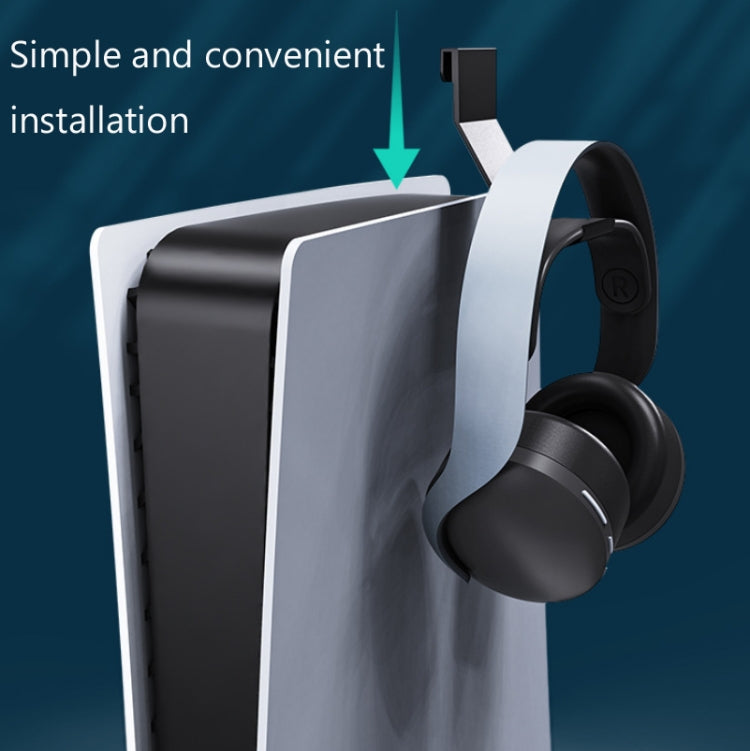 3 Pairs Headphone Handle External Side-Mounted Storage Rack For PS5(Hook) by bashfashion
