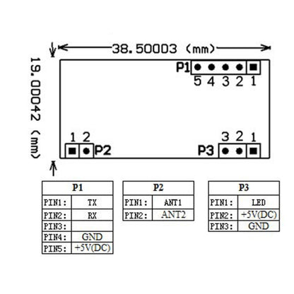 HW-205 RDM6300 125kHz Serial Port Reading RFID Card Module(Module) by bashfashion