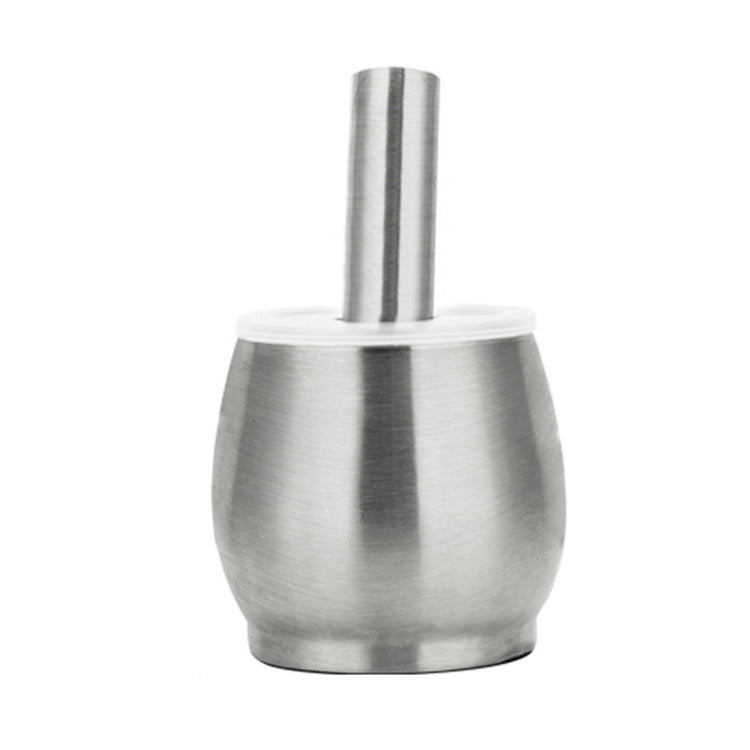 Kitchen 304 Stainless Steel Garlic Masher Spice Bean Nut Grinder, Specification: Large Drum Shape by bashfashion