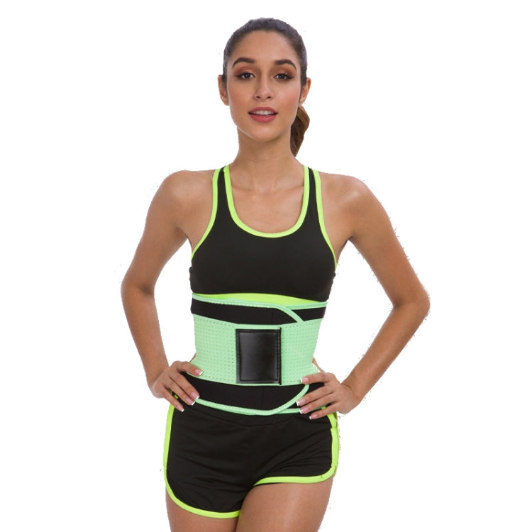 Fitness Protective Gear Sports Training Abdominal Belt Compression Sweat Protective Belt, Specification: S (90 x 20cm)(Green) by bashfashion