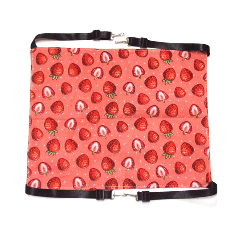 PE-160 Canvas Hanging Cat Cage Hammock Adjustable Length Swing Pet Nest, Size: M(Pink Strawberry) by bashfashion