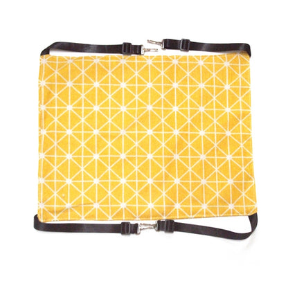 PE-160 Canvas Hanging Cat Cage Hammock Adjustable Length Swing Pet Nest, Size: M(Yellow Geometry) by bashfashion