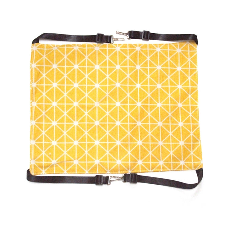 PE-160 Canvas Hanging Cat Cage Hammock Adjustable Length Swing Pet Nest, Size: L(Yellow Geometry) by bashfashion